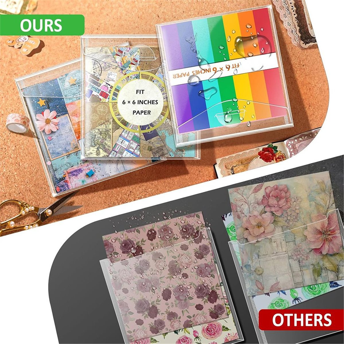 (A02R) حافظة تخزين للسكرابوك م - مراجعة Scrapbooking وسعره
