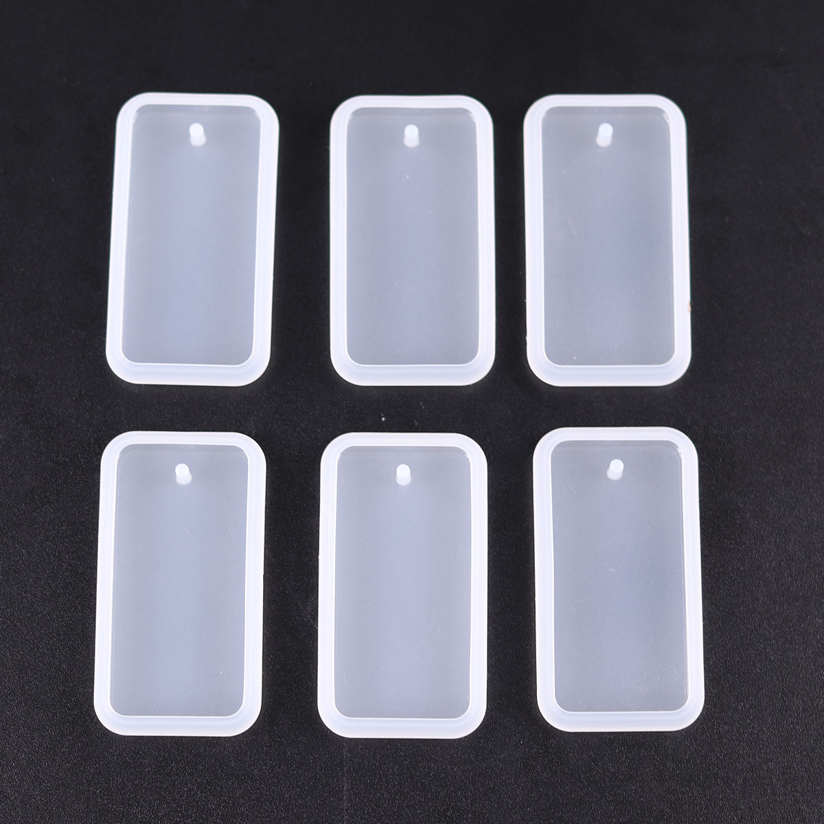 1 قطعة Keychain بها بنفسك المف - مراجعة Silicone Epoxy Resin Molds Set وسعره
