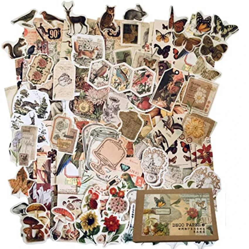 ملصقات عتيقة الطراز لتزيين دفا - مراجعة Vintage Junk Journal Scrapbooking Paper وسعره