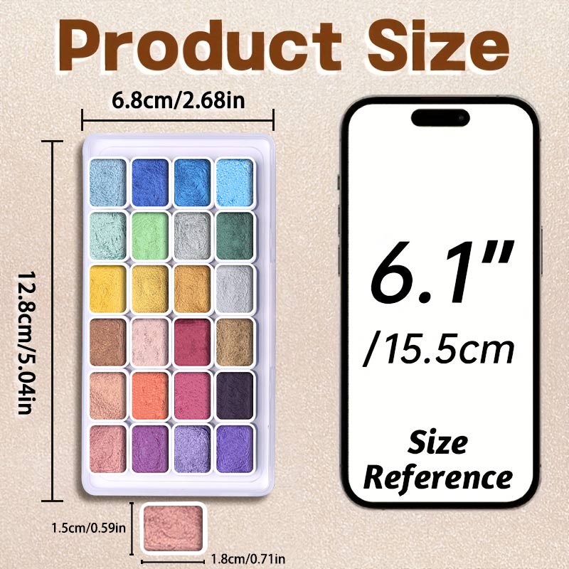 20/24/60/72 لونًا من الألوان ا - مراجعة Watercolor Paint Set Solid Pigment وسعره