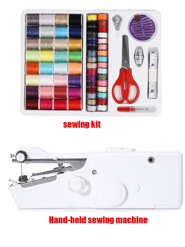 ماكينة خياطة محمولة صغيرة كهرب - مراجعة Mini Electric Sewing Machine Handheld وسعره