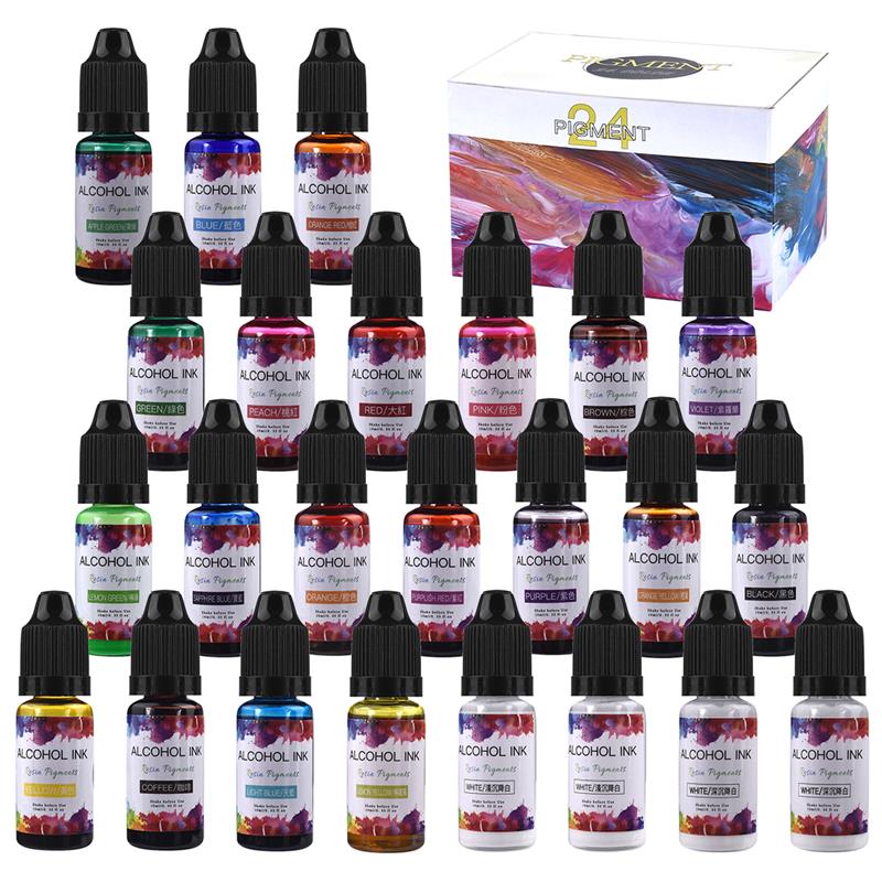 مجموعة أصباغ راتنجات الايبوكسي - مراجعة Silicone Epoxy Resin Molds Set وسعره