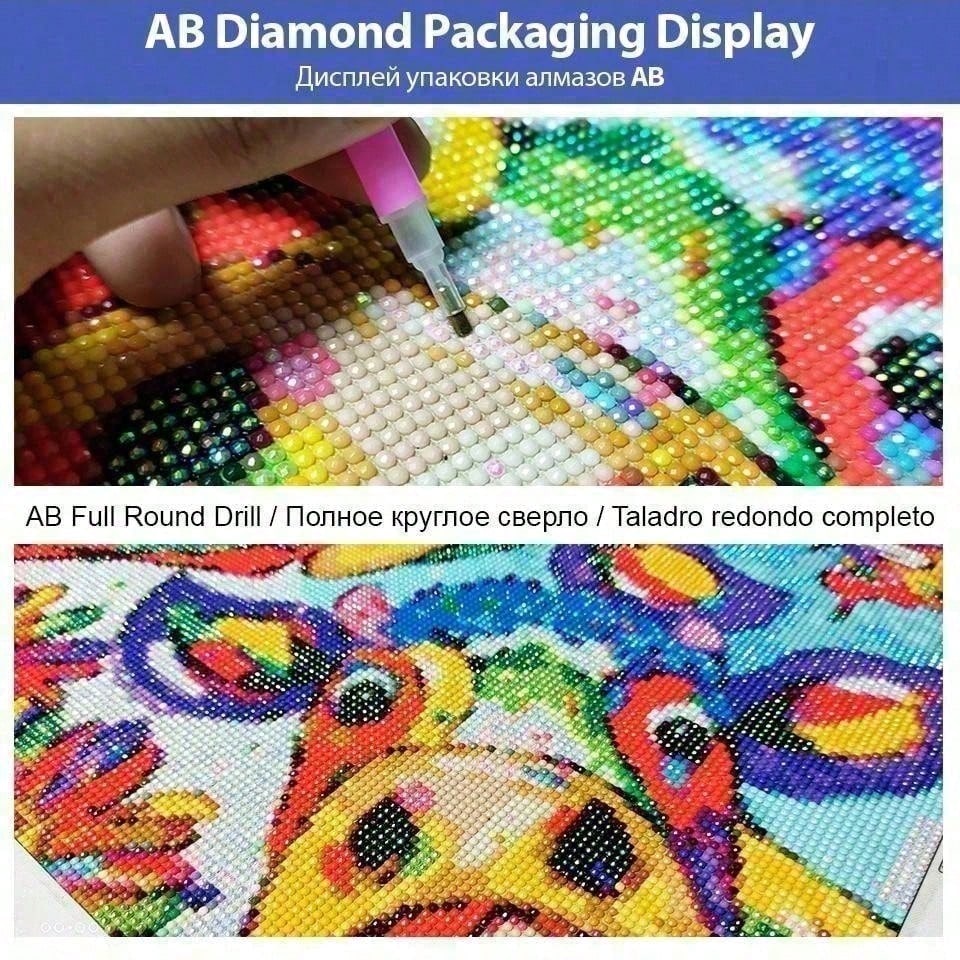قطعة واحدة - Potdemiel-5D-DIY  - مراجعة 5D Diamond Painting Kit Full Drill وسعره