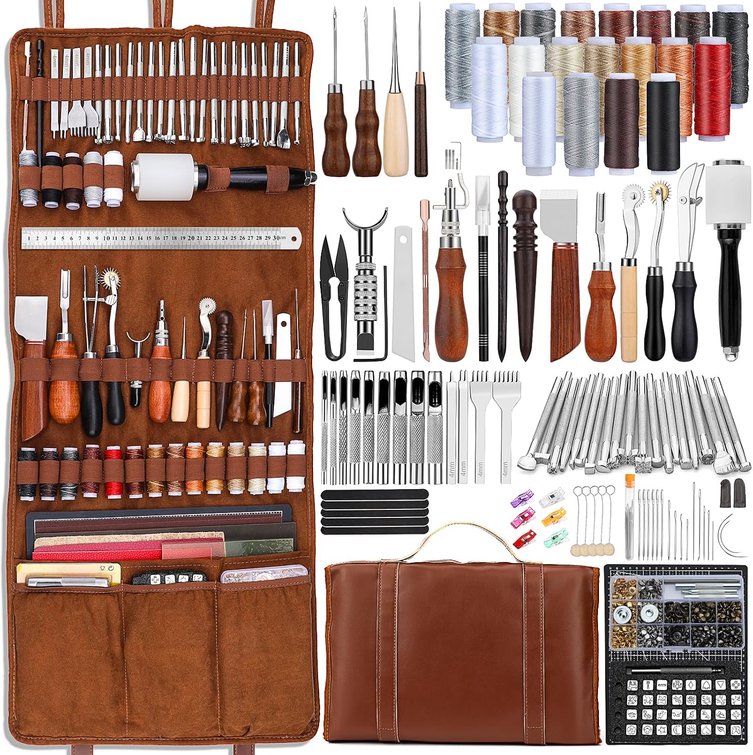 طقم أدوات تشكيل الجلود، أدوات  - مراجعة Craft Tools وسعره