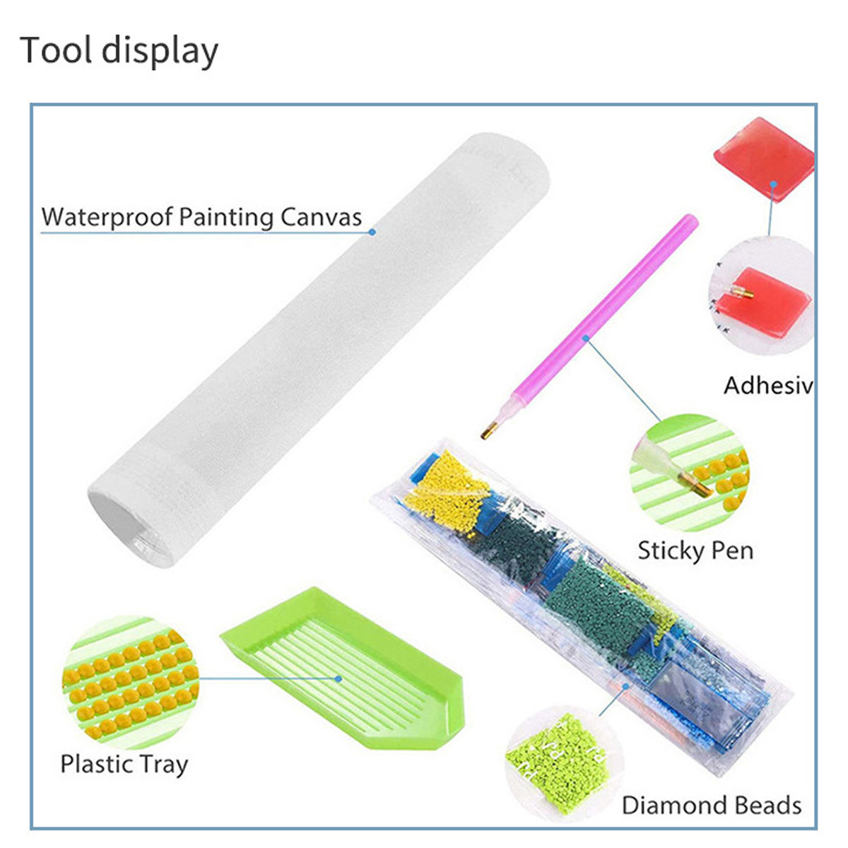 مجموعة الرسم بالألماس ثلاثي ال - مراجعة 5D Diamond Painting Kit Full Drill وسعره