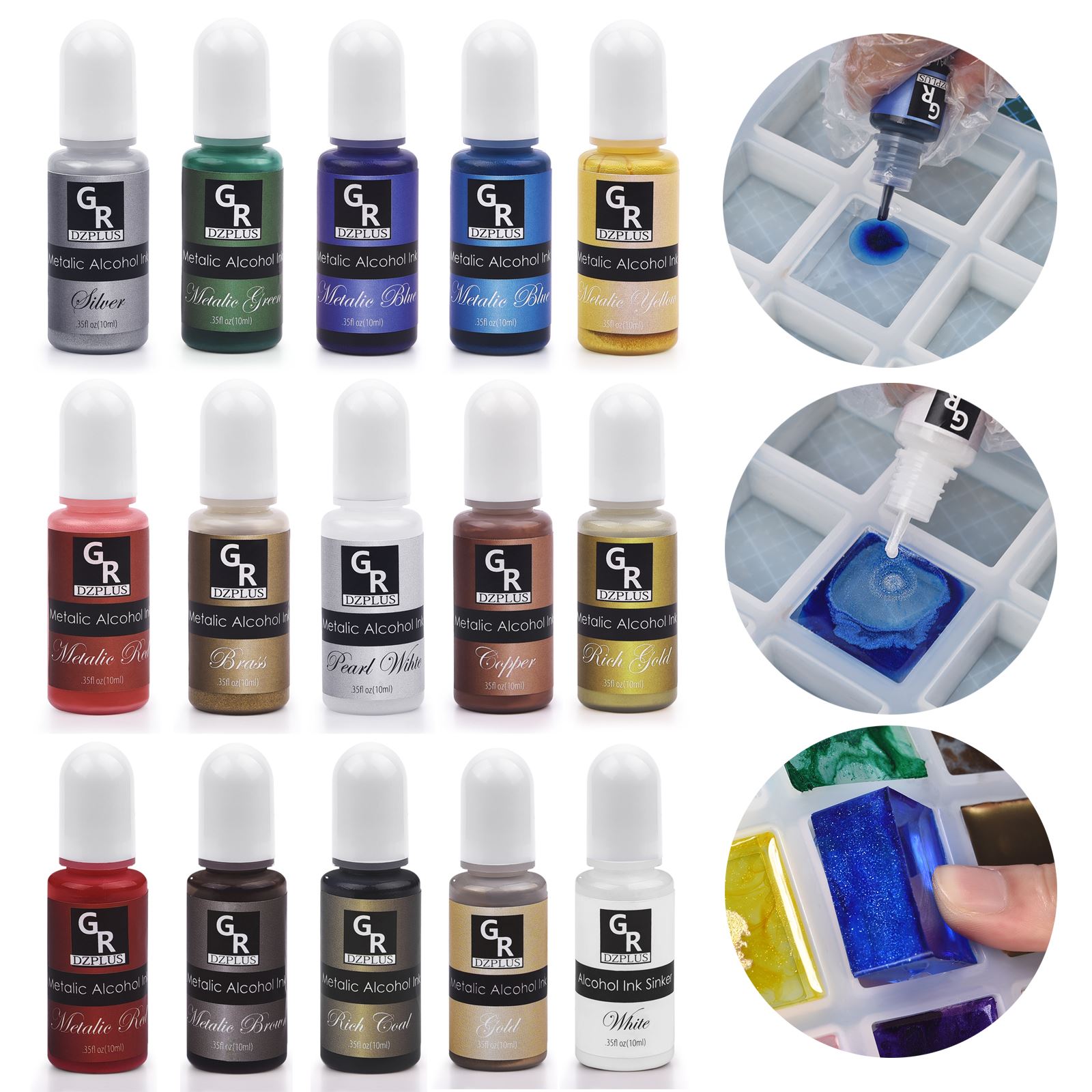1 مجموعة الراتنج الصباغ عدة ال - مراجعة Silicone Epoxy Resin Molds Set وسعره